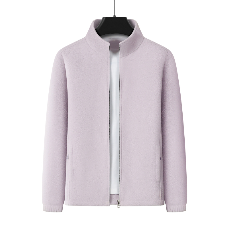 Unisex φλις μπουφάν, επένδυση και πλήρωση από πολυεστέρα, για φθινόπωρο και χειμώνα