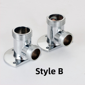 Душ адаптер с медено тяло за скрита към открита инсталация — модерен минималистичен стил