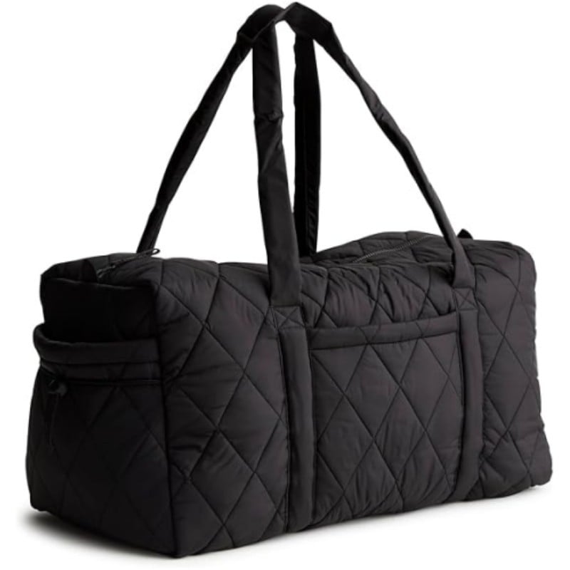 Unisex Putna torba s crossbody remenom, kapacitet 36–55 L, plisirani pamuk, podstava od najlona, gradski minimalistički stil