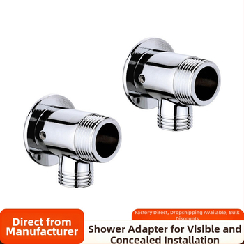 Душ смесител и конверсионен адаптер: от скрит към открит монтаж, повърхностно монтирана основа | Материали: сплав/мед/неръждаема стомана | Модерен минимализъм