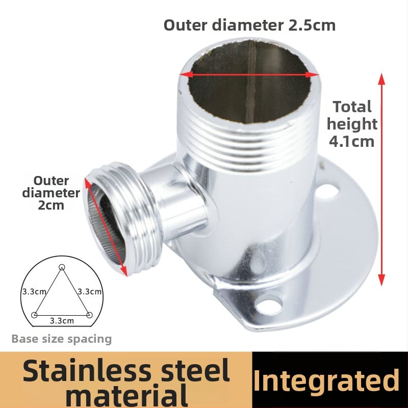 Душ смесител и конверсионен адаптер: от скрит към открит монтаж, повърхностно монтирана основа | Материали: сплав/мед/неръждаема стомана | Модерен минимализъм