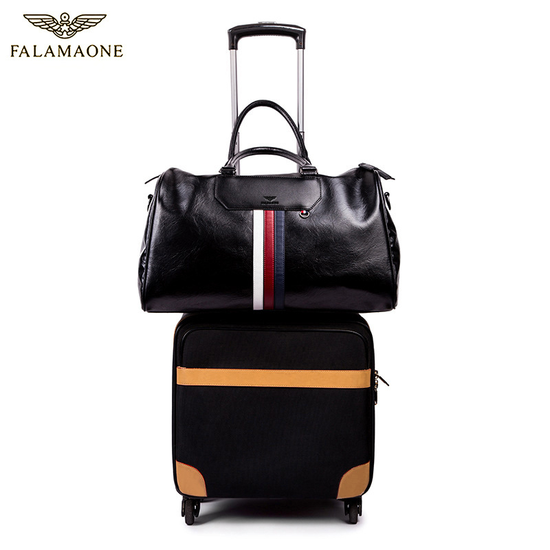 Muška crossbody torba za putovanje, 20–35L, PU materijal, gradski jednostavan stil, FALAMAONE