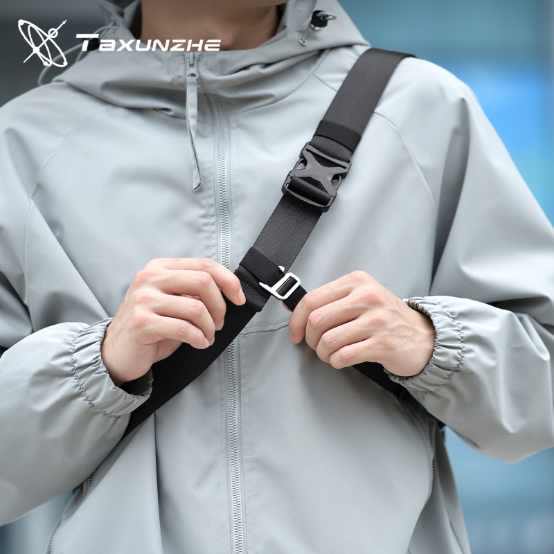 Muška crossbody torba za prsa, najlon, otporna na habanje, Taxunzhe