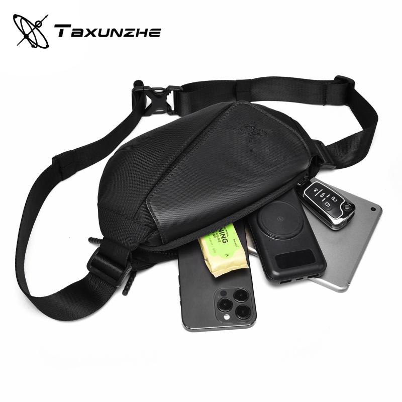 Muška crossbody torba za prsa, najlon, otporna na habanje, Taxunzhe