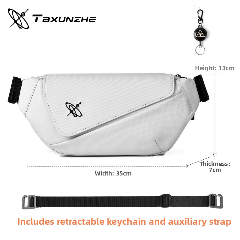 Muška crossbody torba za prsa, najlon, otporna na habanje, Taxunzhe