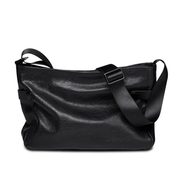 Muška crossbody torba od prave kože, gornji sloj teleće kože, vodootporna, ulični stil