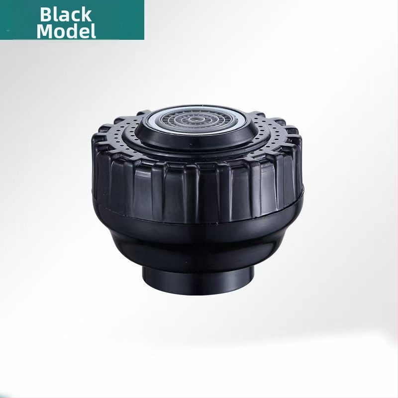 Накрайник за кран с котка на късмета за мивка – пластмасов, двоен режим на струя, усилвател на аератора, модерен минималистичен стил