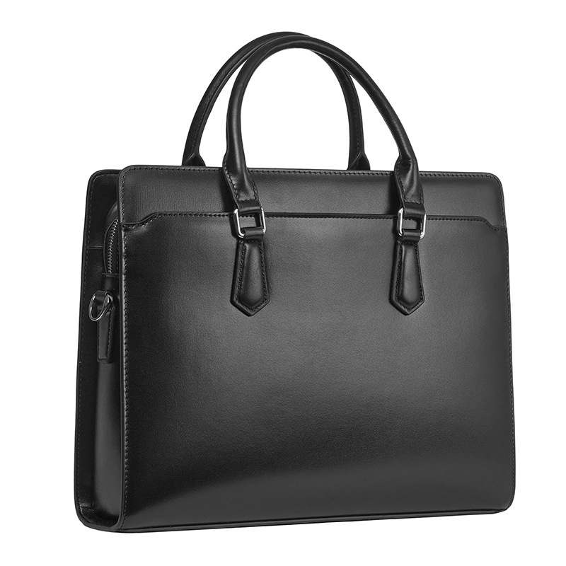 Poslovna torba od prave kože s kodnom bravom, zaštita od krađe, nošenje preko ramena ili crossbody, velika zapremina