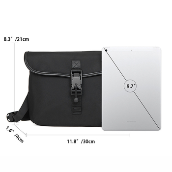 Muška crossbody torba End&start, najlon, ulični stil, vodootporna, olakšava nošenje