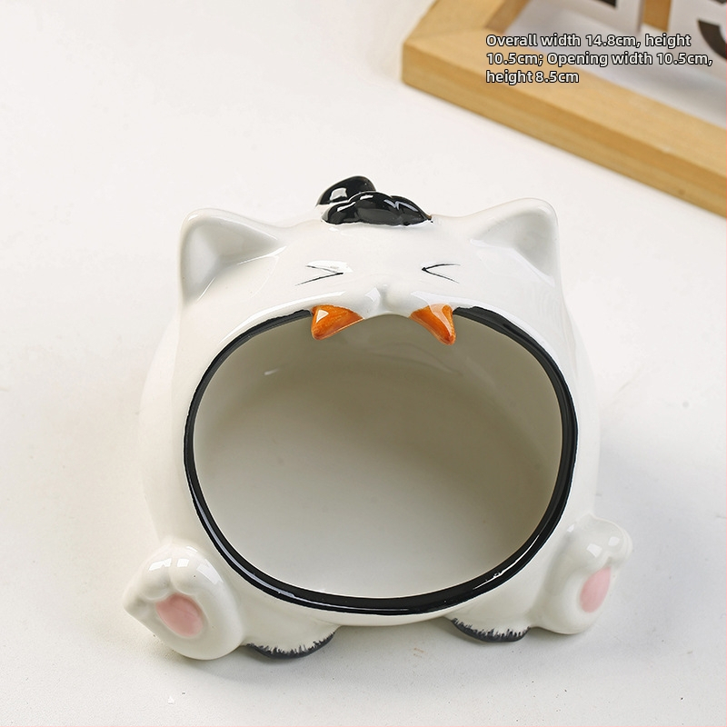 Κεραμικό οικίσιο για χάμστερ με ψύξη, αδιάβροχο και εύκολο στον καθαρισμό, στρογγυλό σχήμα, για εσωτερική και εξωτερική χρήση