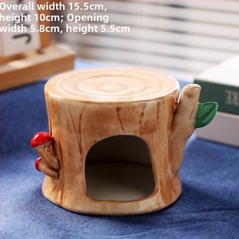 Κεραμικό οικίσιο για χάμστερ με ψύξη, αδιάβροχο και εύκολο στον καθαρισμό, στρογγυλό σχήμα, για εσωτερική και εξωτερική χρήση