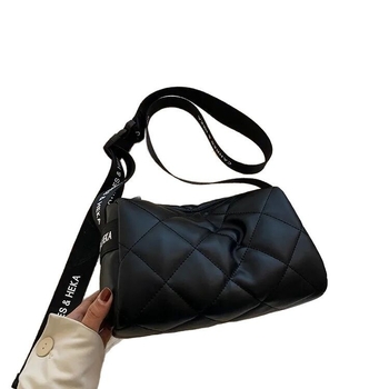 Muška crossbody torba – gradska jednostavnost, najlon, uzorak s slovima, poliester podstava