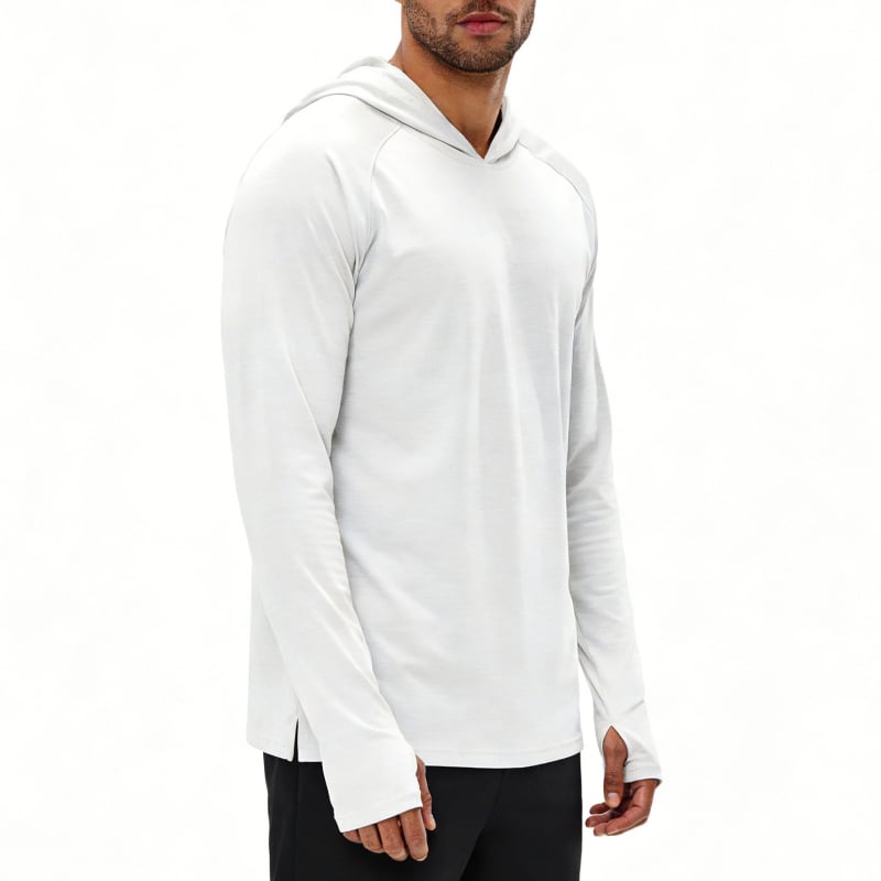 Ανδρικό αθλητικό πουκάμισο με κουκούλα UV προστασία – UPF50+, γρήγορο στέγνωμα, αναπνεύσιμο, πολυεστέρας, FSY1212