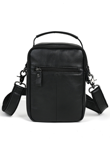 Geantă crossbody pentru bărbați Ancient Chaoke, din piele naturală, stil Street Trend, ultra-ușoară, căptușeală poliester