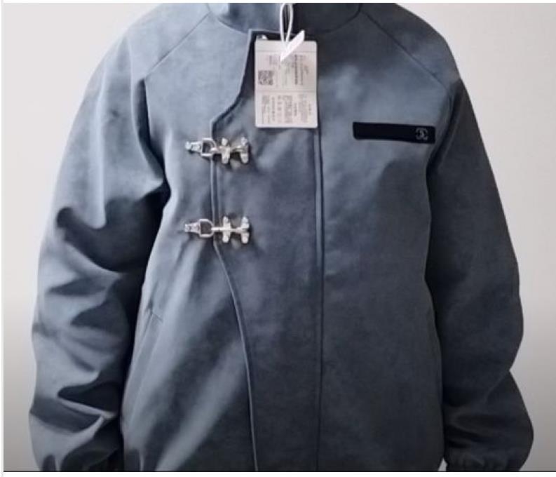 Δερμάτινο μπουφάν PU με τεχνική tie-dye, βιντάζ στυλ, στάσιμος γιακά, φερμουάρ, πλευρικές τσέπες, άνετη γραμμή, φθινόπωρο 2025