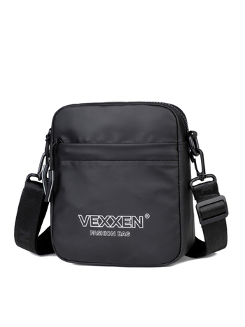 Muška crossbody torba, casual stil, PU materijal, vodootporna, uzorak: slova, podstava: poliester, zima 2025