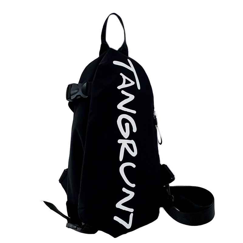Muška crossbody torba, ulični stil, najlon, ultralagana, jednostavan uzorak, poliester podstava
