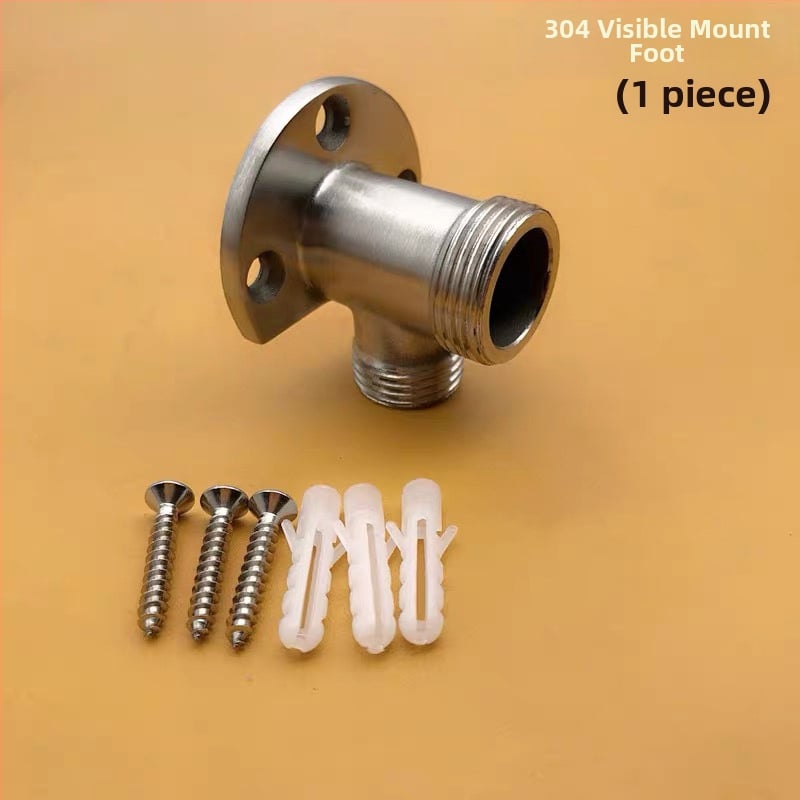 Повърхностно монтирана база за душ адаптер | 304 неръждаема стомана | модерен минималистичен стил | персонализируемо