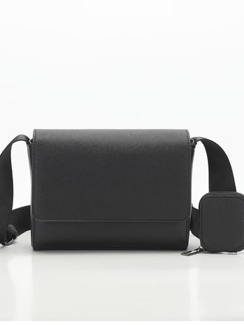 Geantă crossbody pentru bărbați – stil urban (PU; anti-furt; rezistentă la uzură; căptușire poliester; toamna 2025)