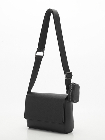 Geantă crossbody pentru bărbați – stil urban (PU; anti-furt; rezistentă la uzură; căptușire poliester; toamna 2025)