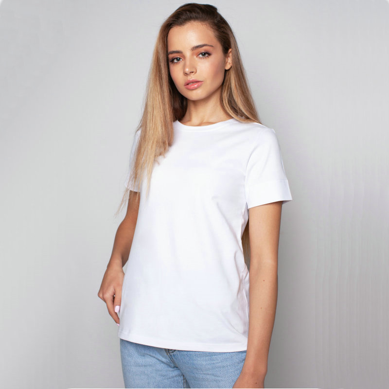 Majica slim fit s okruglim izrezom, kratki rukavi, pamuk-mješavina s tiskom