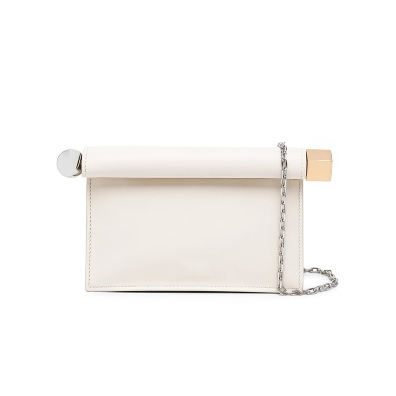 Τσάντα με αλυσίδα χιαστί για βράδυ, PU δέρμα, ορθογώνιο τετράγωνο σχήμα, κλείσιμο με λουκέτο, θήκη τηλεφώνου