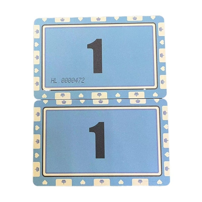 Cărți de cip din plastic groase, rezistente la uzură și impermeabile, pentru șah și săli de jocuri, material melamină