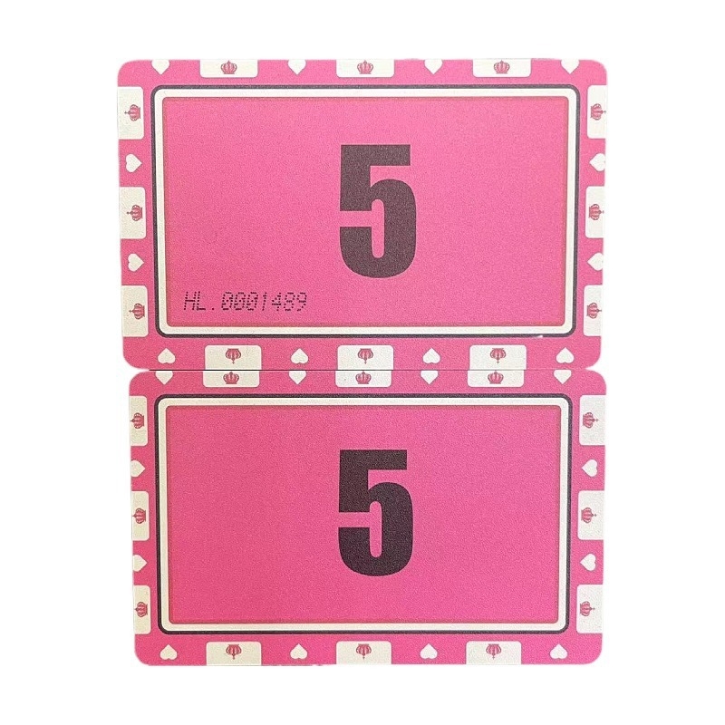 Cărți de cip din plastic groase, rezistente la uzură și impermeabile, pentru șah și săli de jocuri, material melamină