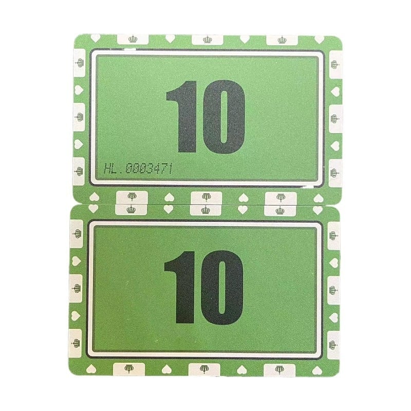 Cărți de cip din plastic groase, rezistente la uzură și impermeabile, pentru șah și săli de jocuri, material melamină