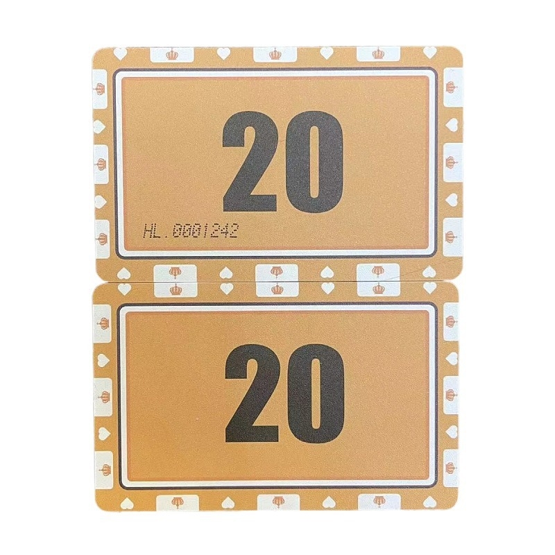 Cărți de cip din plastic groase, rezistente la uzură și impermeabile, pentru șah și săli de jocuri, material melamină