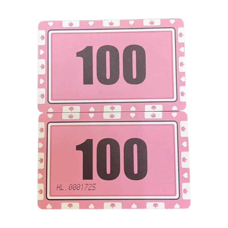 Cărți de cip din plastic groase, rezistente la uzură și impermeabile, pentru șah și săli de jocuri, material melamină