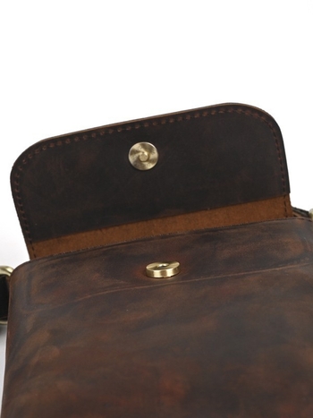 Muška torba preko ramena od prave kože, koža prvog sloja, retro stil, ultra lagana, Craftsman Xin