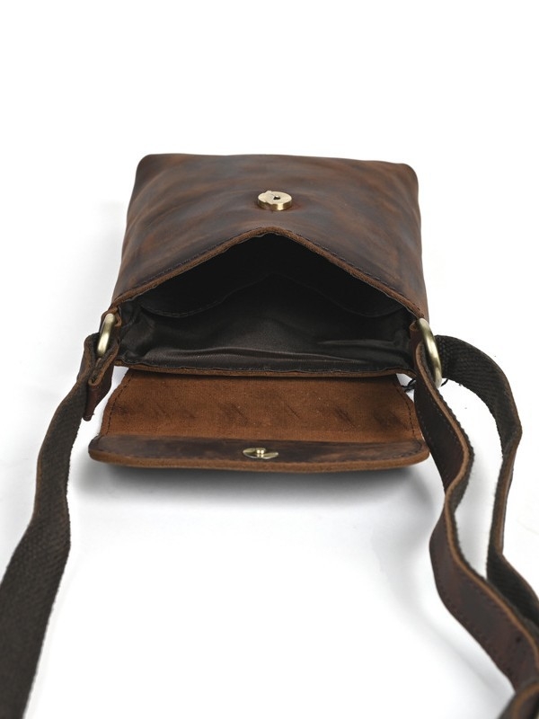 Muška torba preko ramena od prave kože, koža prvog sloja, retro stil, ultra lagana, Craftsman Xin