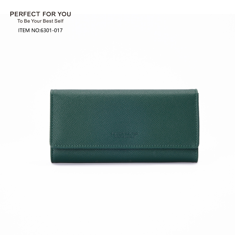 Ženski PU dugi clutch novčanik, gradski jednostavan stil, akordeon-organizator, velika kapaciteta, podstava od poliester