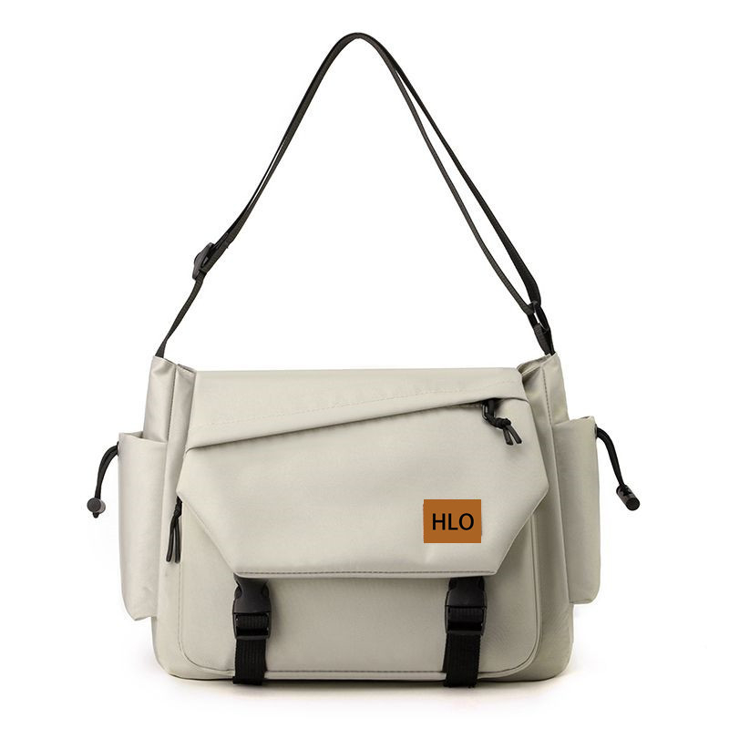 Muška crossbody torba – ulični stil, najlon, vodootporna, podstava od poliestera, za svakodnevnu upotrebu