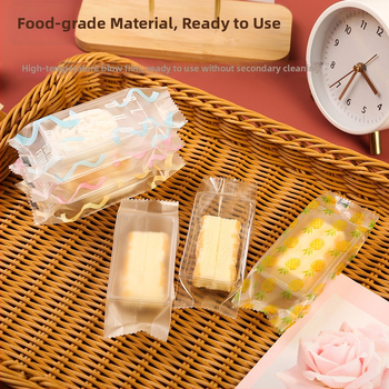 Pungă de ambalare pentru prăjitură cu ananas, imprimare gravură, material compozit, sigilare automată sau cu mașină