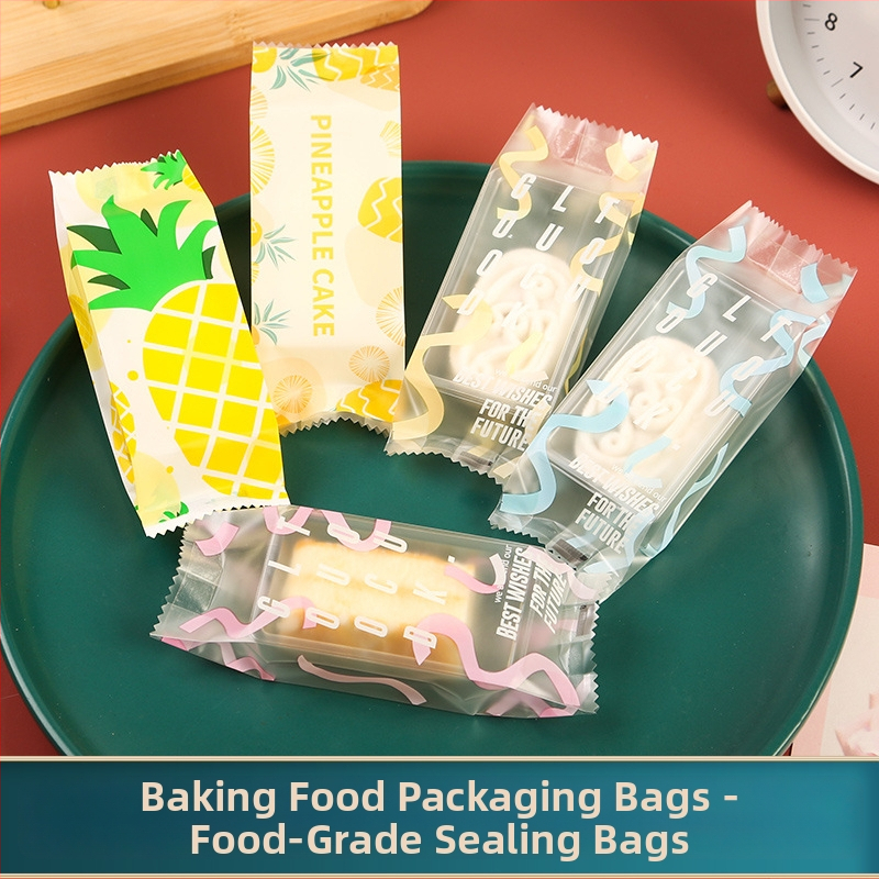 Pungă de ambalare pentru prăjitură cu ananas, imprimare gravură, material compozit, sigilare automată sau cu mașină