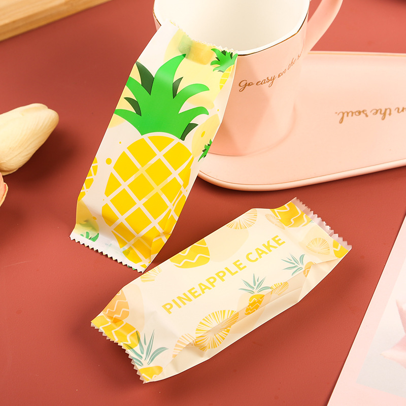 Pungă de ambalare pentru prăjitură cu ananas, imprimare gravură, material compozit, sigilare automată sau cu mașină