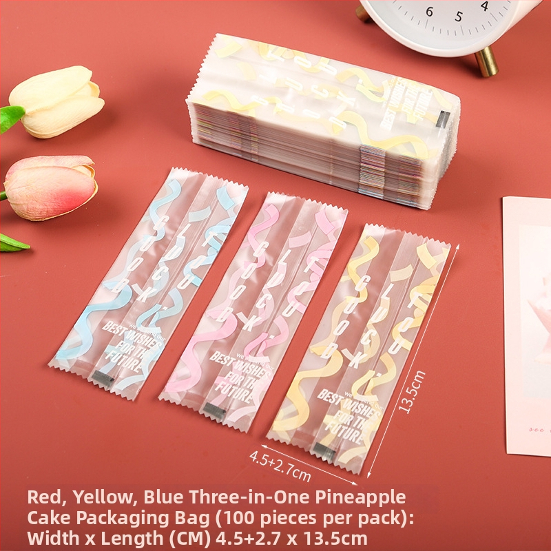 Pungă de ambalare pentru prăjitură cu ananas, imprimare gravură, material compozit, sigilare automată sau cu mașină