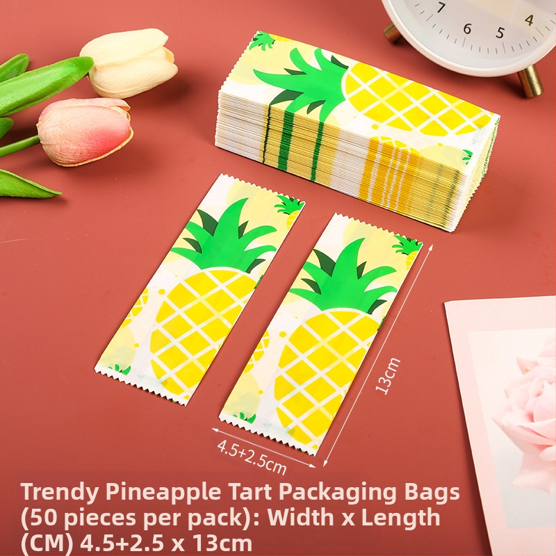 Pungă de ambalare pentru prăjitură cu ananas, imprimare gravură, material compozit, sigilare automată sau cu mașină