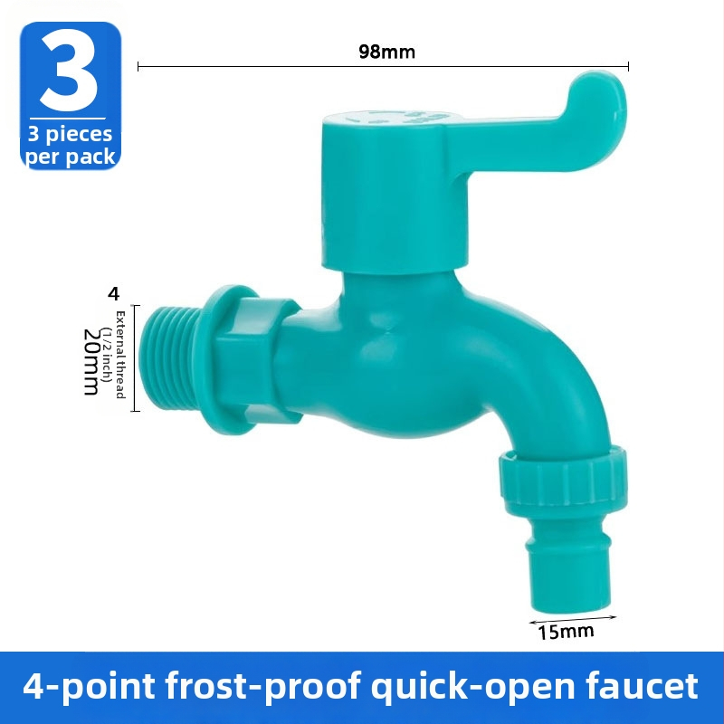 Plastový kohútik, jednokamerná konštrukcia, otváranie imbusovým kľúčom, vhodný pre sprchový ventil.