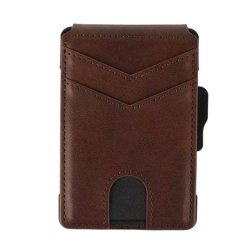 RFID držač kartica od PU materijala, jednofarban uzorak, unisex, Hai Chuang, izuzetno lagan i otporan na habanje