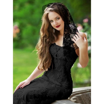 Pokrivka za glavu s čipkastim veo, metalni materijal, dječji stil, prilagodljivo