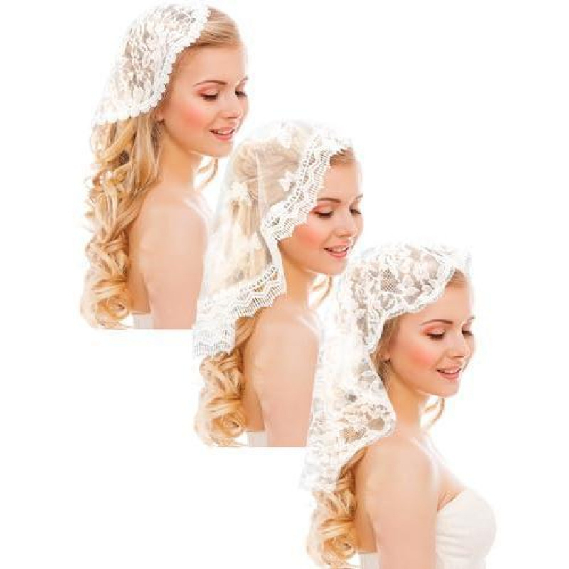 Pokrivka za glavu s čipkastim veo, metalni materijal, dječji stil, prilagodljivo