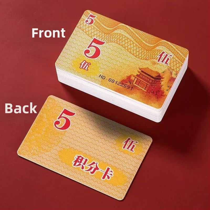 Carduri cu cip melamină, impermeabile, pentru şah și săli de jocuri, groase