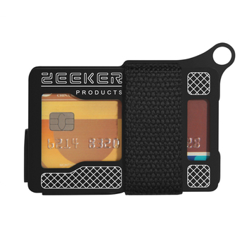 Метален държач за карти с капацитет 7 карти, матово покритие, отваряне с връзка, персонализируемо лого