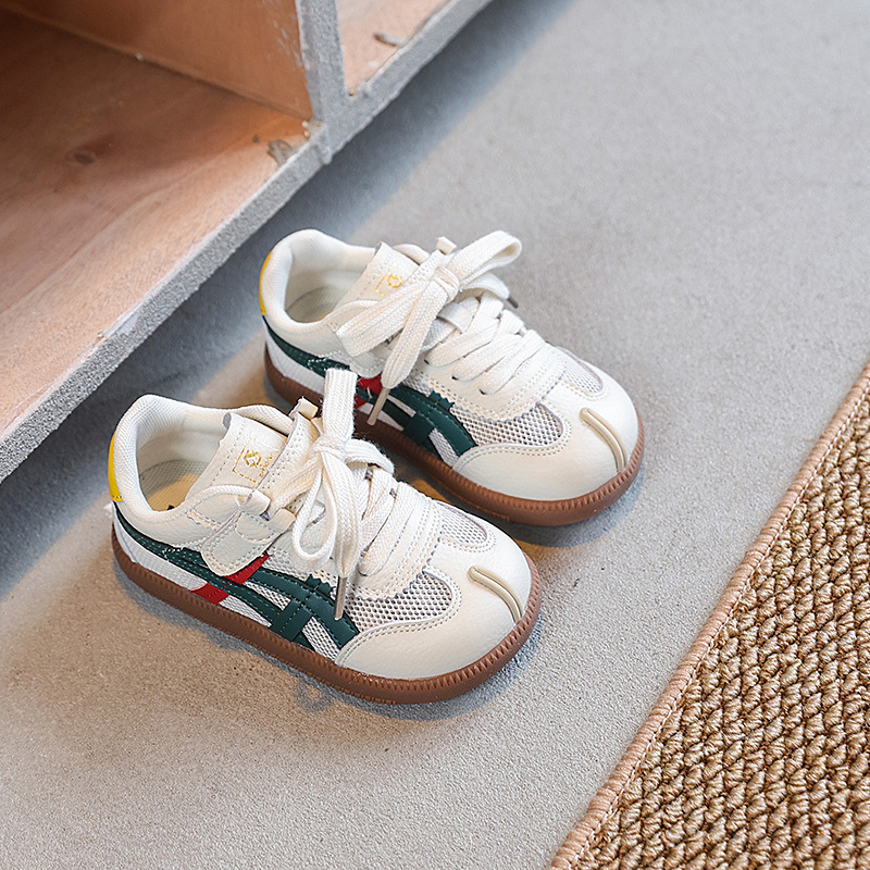 Dječje lagane mrežaste tenisice s Velcro zatvaračem – unisex, gumena potplata