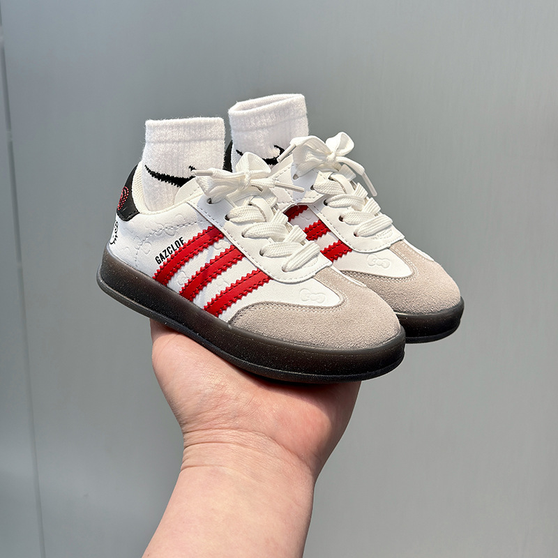 Dexun dječje sportske tenisice, unisex, svakodnevne casual, PU gornji dio, gumeni đon, Velcro zatvaranje, za uzrast 7–16 godina, proljeće 2025 izlazak