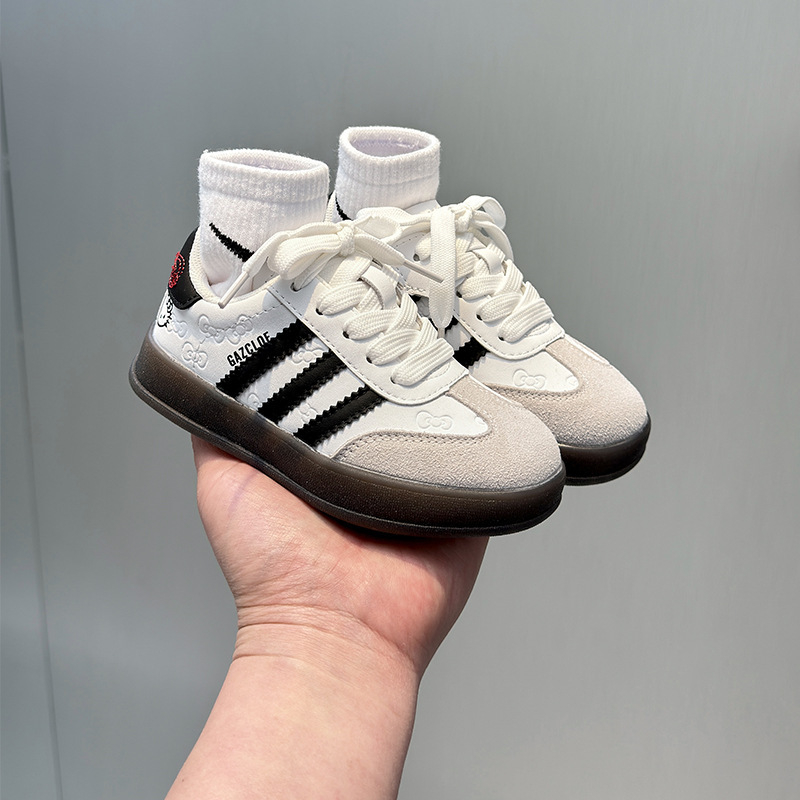 Dexun dječje sportske tenisice, unisex, svakodnevne casual, PU gornji dio, gumeni đon, Velcro zatvaranje, za uzrast 7–16 godina, proljeće 2025 izlazak