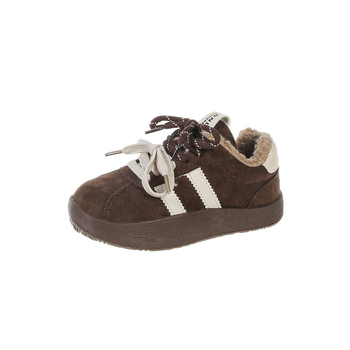 Dječje zimske tenisice s debelim potplatom, toplom unutarnjom, Velcro kopčom, unisex